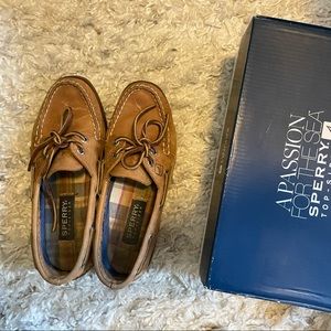 Sperry authentic original women boat shoes, size: 6.5 W